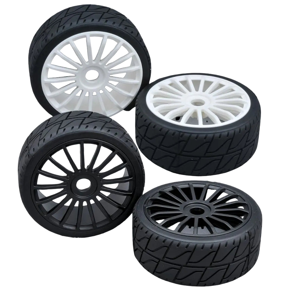 MCD Tyre 180 mm Asphalt + Wheels  (One pair)