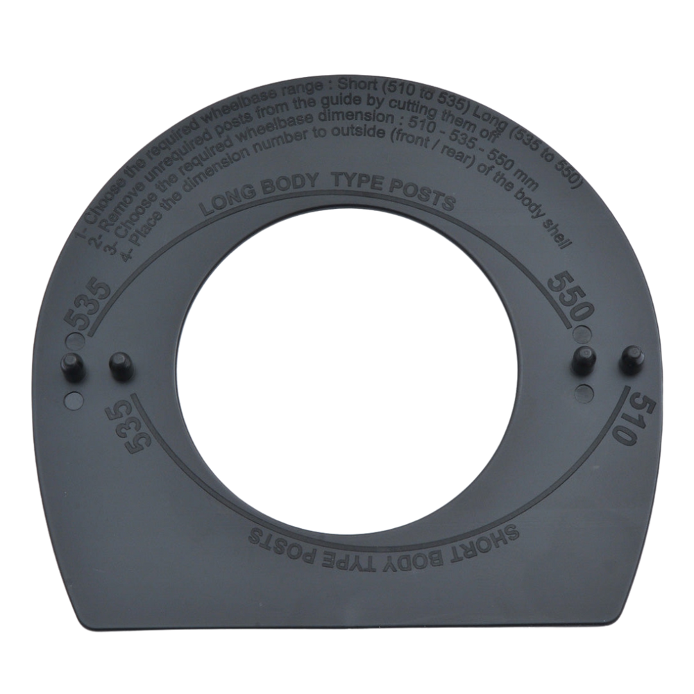 Body Wheel Arc Cutting Guide 510-535-550mm - 912701P