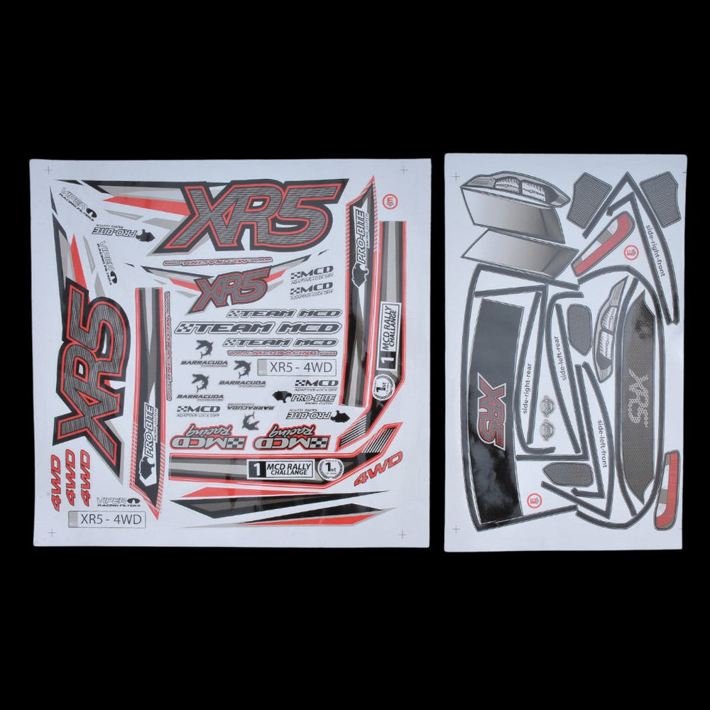MCD XR5 Max Body Shell Decal Set - 503901P