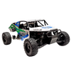 Model of a remote control off-road vehicle with visible branding on a white background