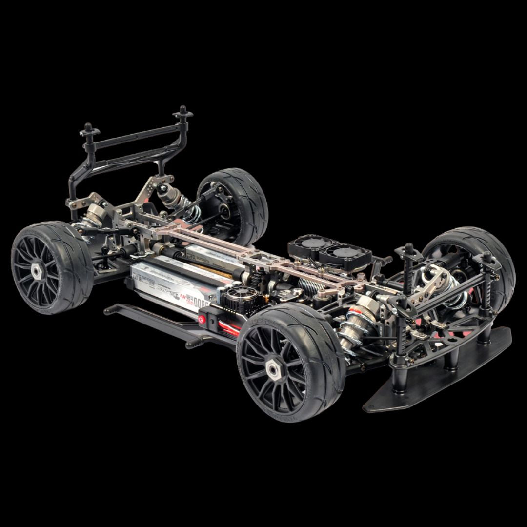 MCD OCTO X chassis detail without body shown from front