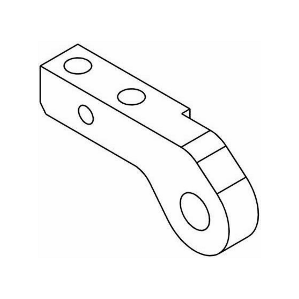 MCD DUOX Clutch Bell Carrier/Brake Plate Stiffener Alloy 2mm Down(Opt.) [415803A]