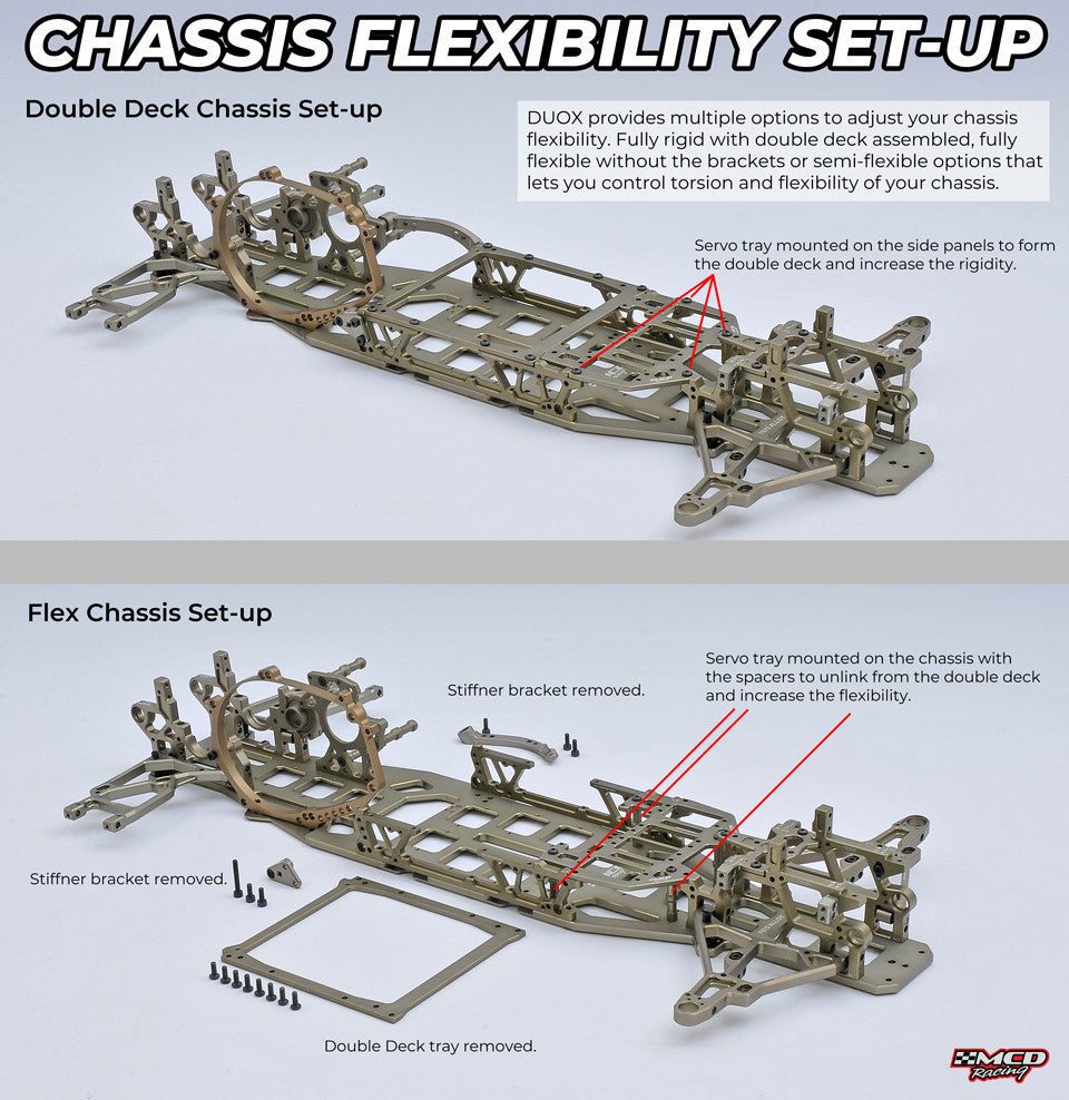 MCD Racing Duox with optional flex chassis plate