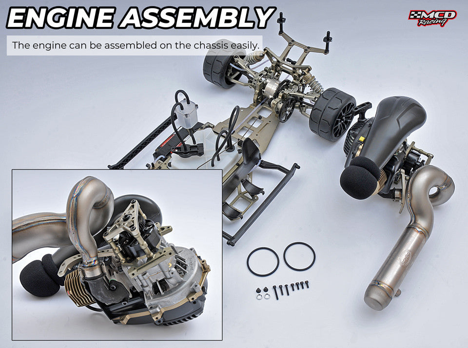 MCD Racing Duox engine modular removal system