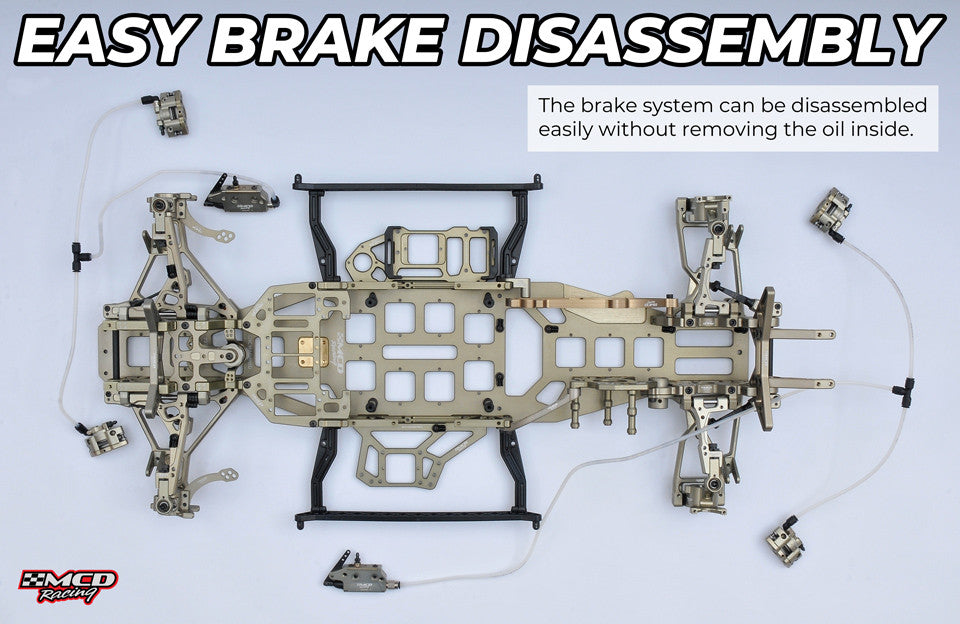 MCD Racing Duox Hydraulic brakes with master cylinders
