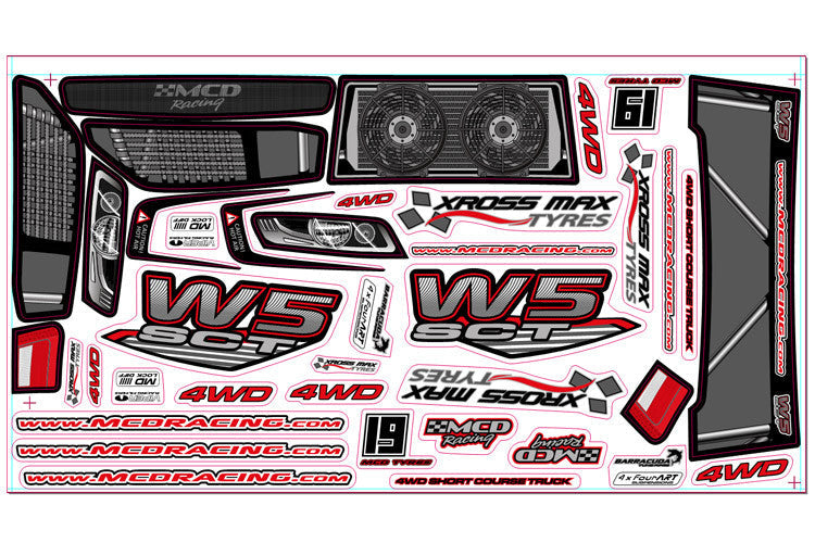 MCD W5 Decal Sheet
