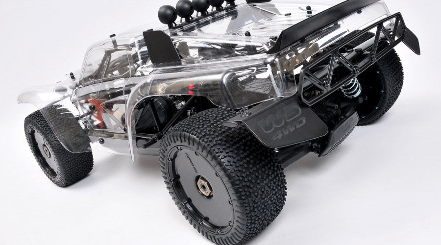 MCD W5 Competition 4WD Short Course truck with clear body