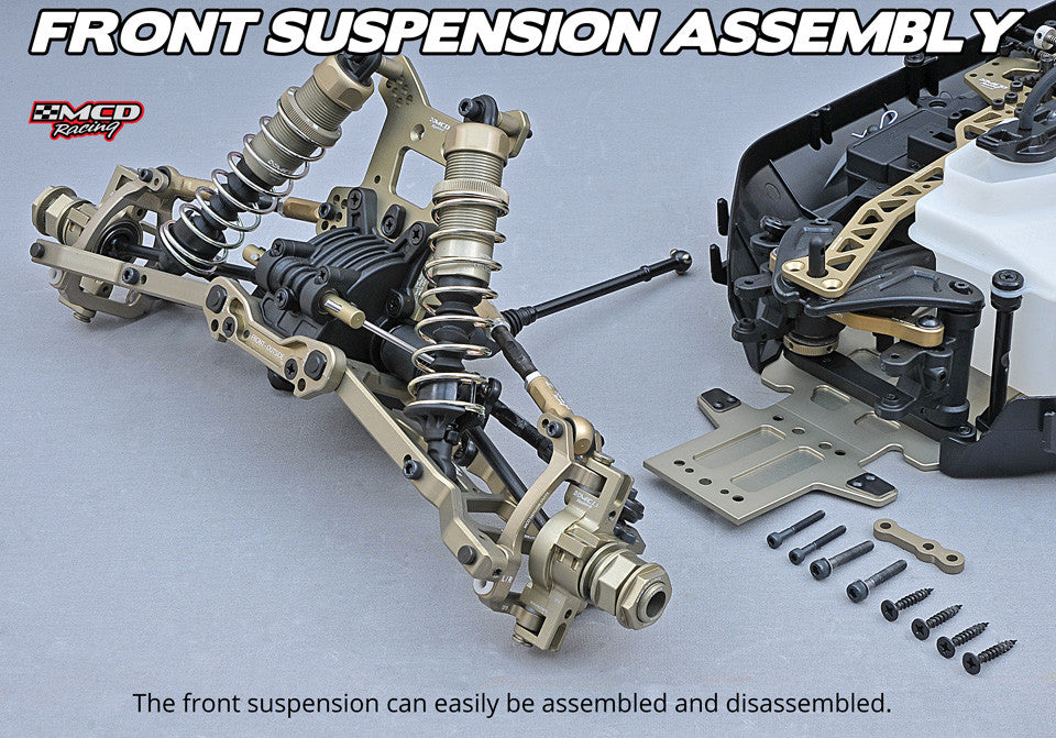 MCD W5 FT-R front alloy suspension arms