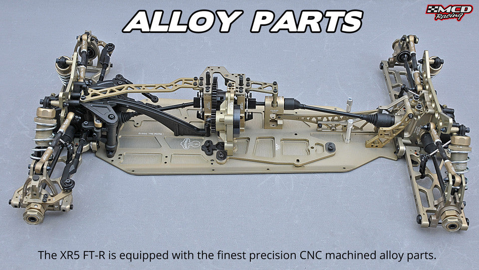 MCD XR5 FTR Alloy parts in detail