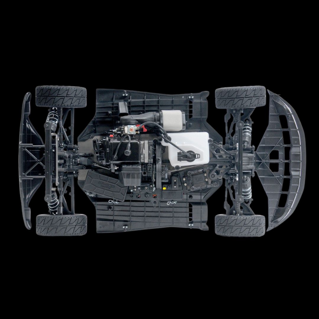MCD XS5 Competition top view down showing layout
