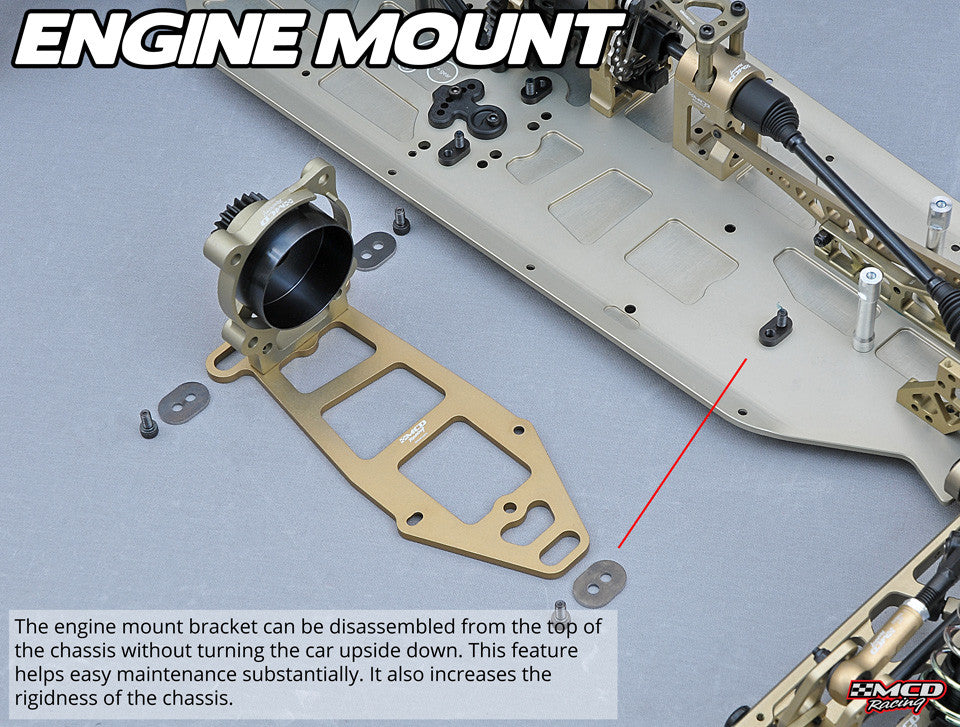 MCD XR5 intuitive engine mounting feature