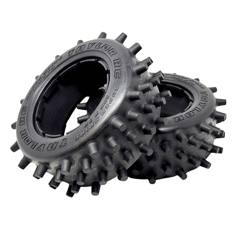 Taylor 195mm Super Spike Tires with Foam Inserts (2pcs) – Kraken RC